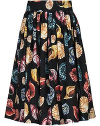 Dolce & Gabbana Knielanger Rock - Schwarz