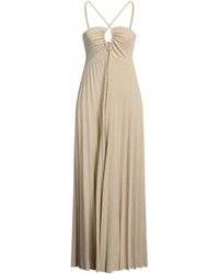 Kaos - Maxi Dress Cotton, Polyester, Polyamide, Metallic Polyester, Elastane - Lyst