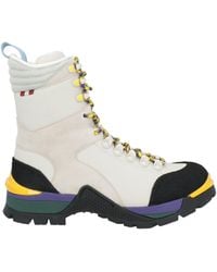 Bally - Hike Ankle Boots Calfskin, Textile Fibers, Rubber - Lyst