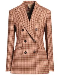 Max Mara - Burgundy Blazer Virgin Wool, Cashmere, Elastane - Lyst