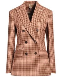 Max Mara - Burgundy Blazer Virgin Wool, Cashmere, Elastane - Lyst
