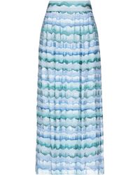 Emporio Armani Long Skirt - Blue
