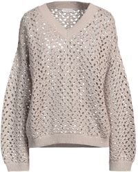 Brunello Cucinelli - Sweater Cotton, Linen, Silk - Lyst