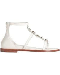 Emanuélle Vee - Sandals Leather - Lyst