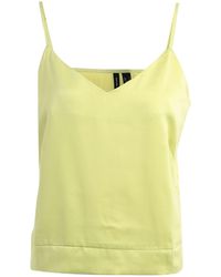 Donna Vestiti Top e t-shirt Canotte Vero Moda Canotte Camiseta top calado con lazadas 