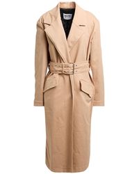 Moschino - Overcoat & Trench Coat Cotton, Elastane - Lyst