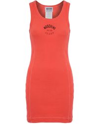 Moschino - Mini Dress Cotton, Elastane - Lyst