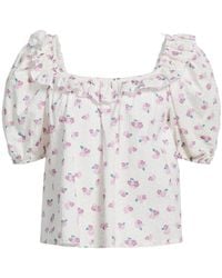 Barbour - Top Cotton - Lyst