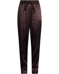Dolce & Gabbana - Pants Silk, Elastane - Lyst