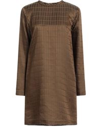 Alysi - Mini Dress Virgin Wool, Acetate, Viscose - Lyst