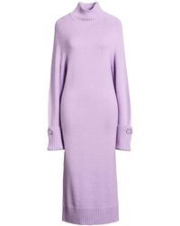 Patrizia Pepe - Midi Dress Acrylic, Polyamide, Wool - Lyst