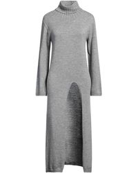 MIA BASIC - Midi Dress Merino Wool, Cashmere - Lyst