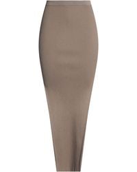 Rick Owens - Maxi Skirt Viscose, Polyester, Polyamide, Elastane - Lyst