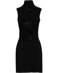 MSGM - Mini Dress Viscose, Polyamide, Merino Wool - Lyst
