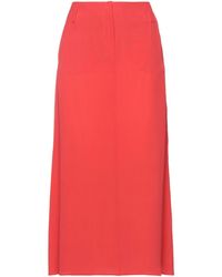 Emporio Armani Long Skirt - Red
