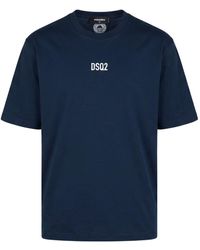 DSquared² - Midnight T-Shirt Cotton - Lyst