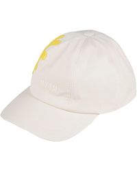 MSGM - Ivory Hat Cotton, Elastane - Lyst