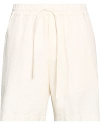Gaelle Paris - Ivory Shorts & Bermuda Shorts Cotton, Linen - Lyst