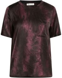 Manila Grace - Burgundy Top Viscose, Elastane - Lyst