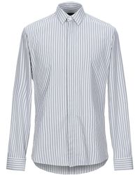 LES HOMMES Mens URC655UC5001000 White Cotton Shirt