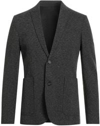 Paolo Pecora - Charcoal Blazer Viscose, Wool, Polyamide, Elastane - Lyst