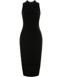 armani exchange black dress