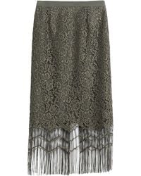 Anna Molinari - Midi Skirt - Lyst