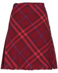 Burberry - Mini-jupe - Lyst
