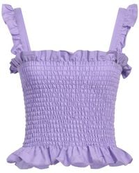 Liu Jo - Top Cotton, Polyester, Elastane - Lyst
