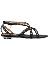 DSquared² - Maple Leaf Studded Flat Sandals - Lyst