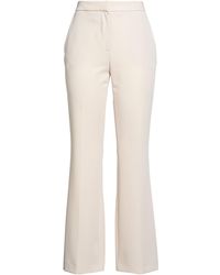 Lardini - Ivory Pants Polyester, Rayon, Elastane - Lyst