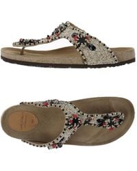Maliparmi - Thong Sandal Textile Fibers - Lyst