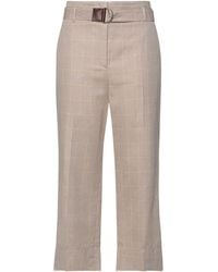 Marc Cain - Khaki Pants Cotton, Linen - Lyst