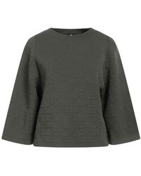 Elisabetta Franchi - Military Sweater Viscose, Polyamide, Polyester - Lyst