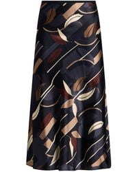 Siyu - Midi Skirt Viscose, Elastane - Lyst