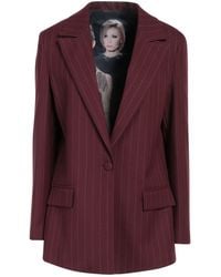 Cristinaeffe - Burgundy Blazer Polyester, Viscose, Elastane - Lyst