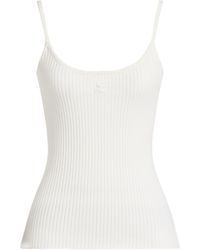 Courreges - Top Viscose, Polyester - Lyst
