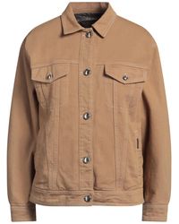 Moorer - Camel Denim Outerwear Cotton - Lyst