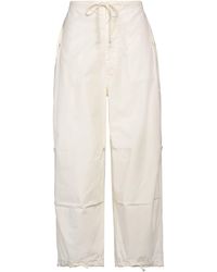 Autry - Ivory Pants Cotton, Polyamide - Lyst