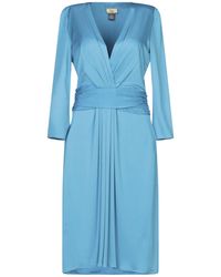 Issa Knee-length Dress - Blue