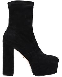 Le Silla - Ankle Boots Leather, Textile Fibers - Lyst