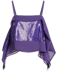 Erika Cavallini Semi Couture - Top Polyester - Lyst