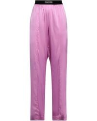 Tom Ford - Pants Silk, Elastane, Polyamide - Lyst
