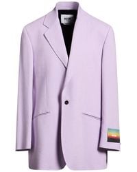 MSGM - Blazer Viscose, Polyester, Elastane - Lyst