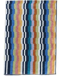 Missoni Serviette de plage - Bleu