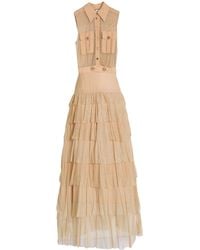 Elisabetta Franchi - Maxi Dress - Lyst