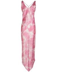 Amen - Maxi Dress Polyester, Elastane - Lyst