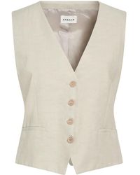 P.A.R.O.S.H. - Light Tailored Vest Viscose, Linen - Lyst