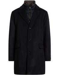 Moorer - Midnight Coat Wool, Cashmere, Polyamide, Polyurethane, Polyester - Lyst