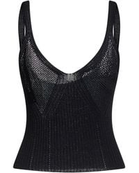 Twinset - Top Viscose, Polyamide - Lyst